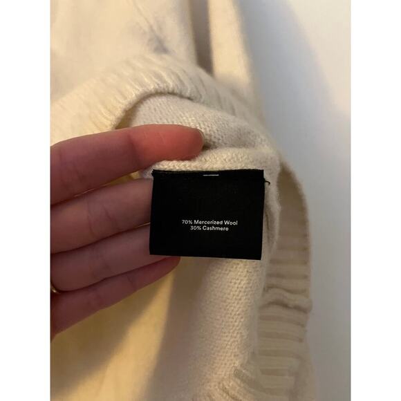 Summersalt The Coziest Cashmere Crew Cream Sz L - Picture 6 of 7